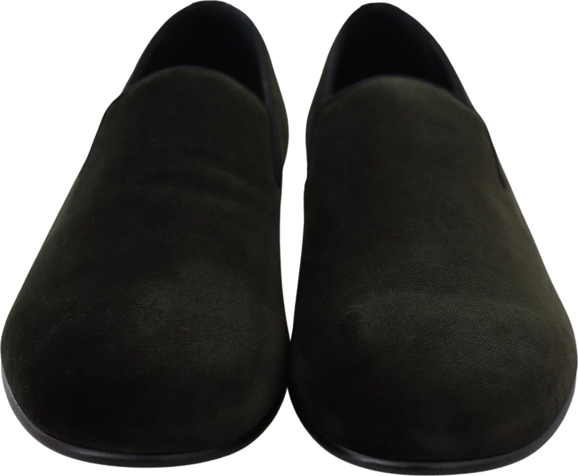 Dolce & Gabbana Green Velvet Slip On Mens Loafers Shoes - 3