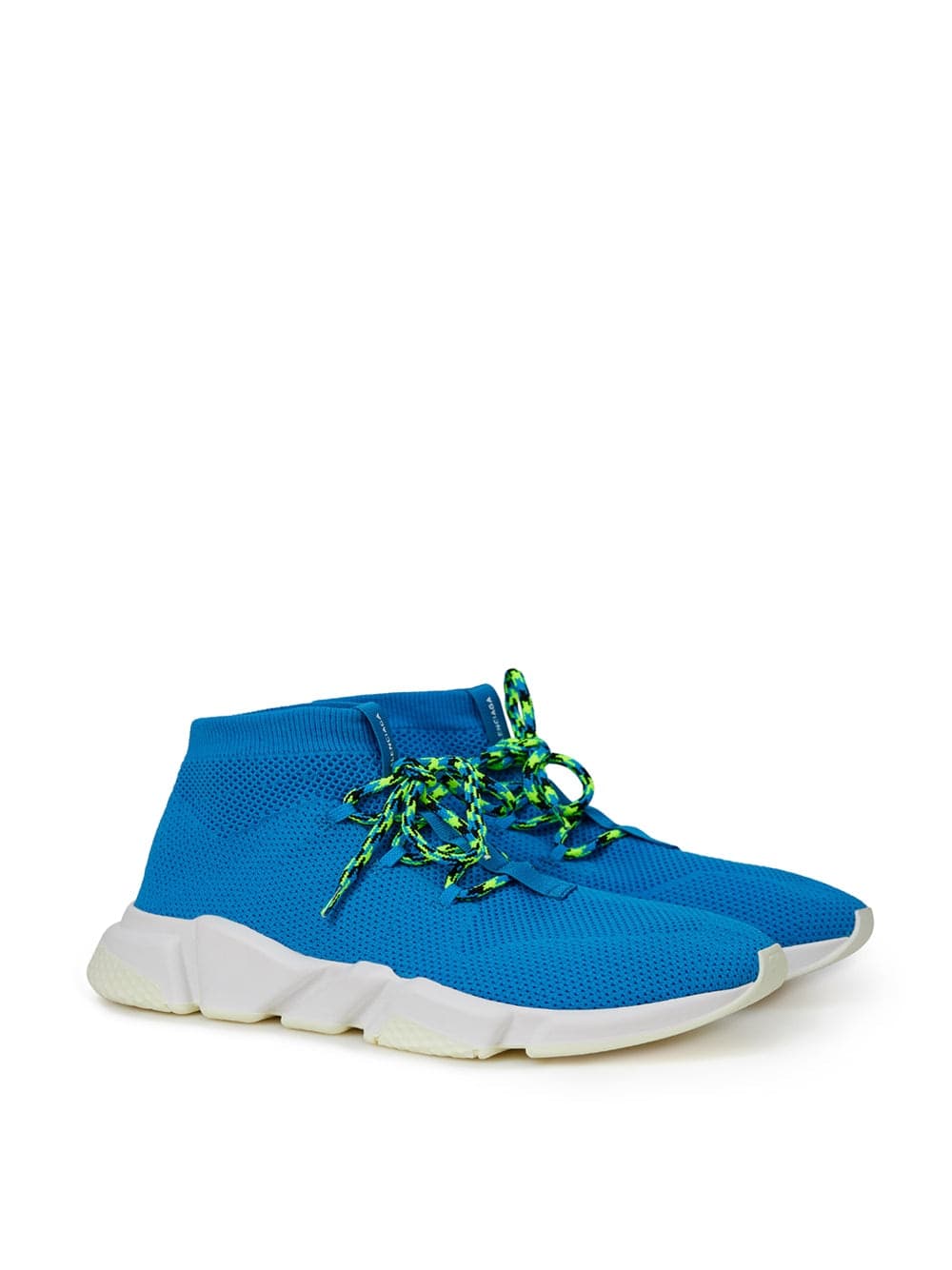 Balenciaga Blue Cotton Athletic Sneakers - 3