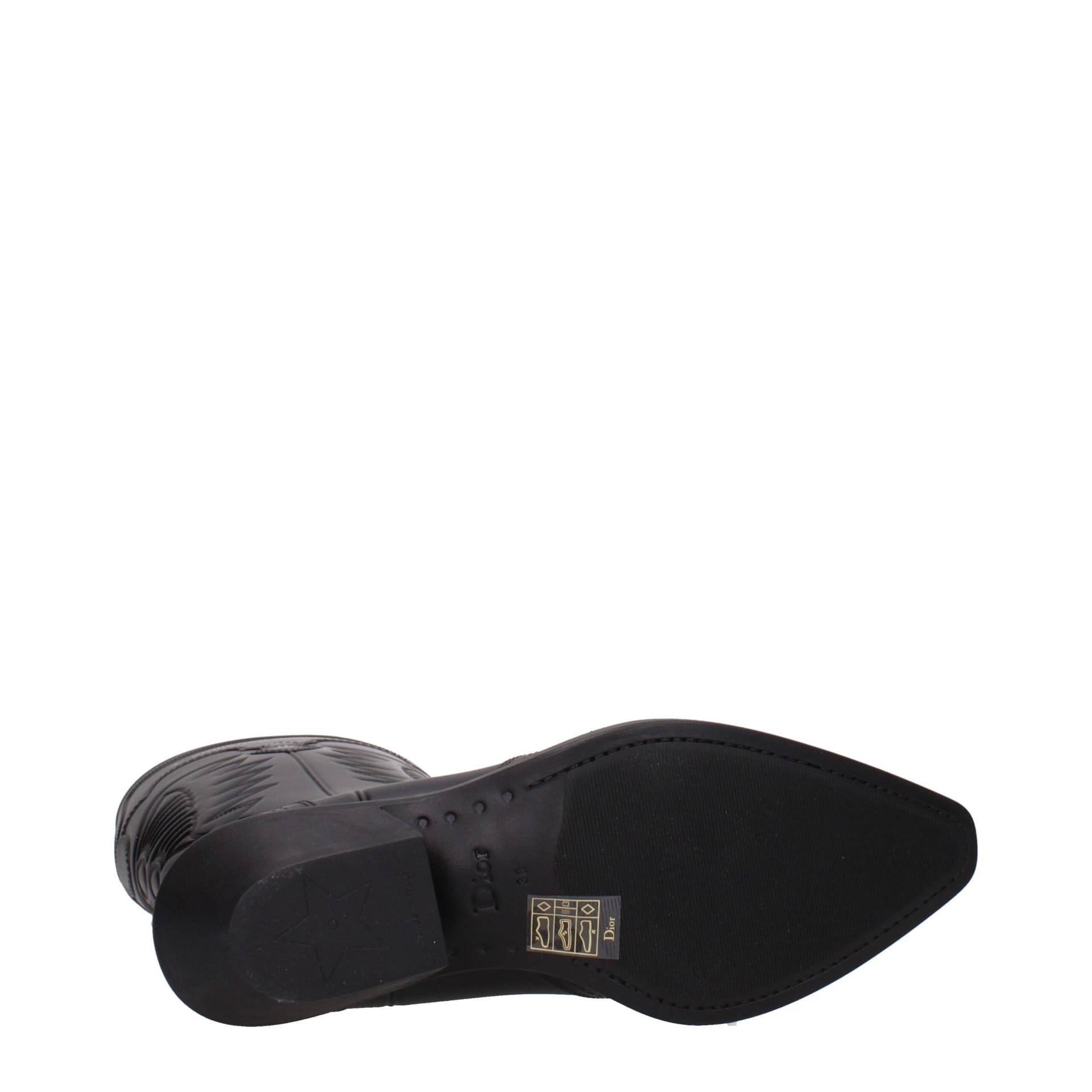 Christian Dior Black Cotton Boots - 5