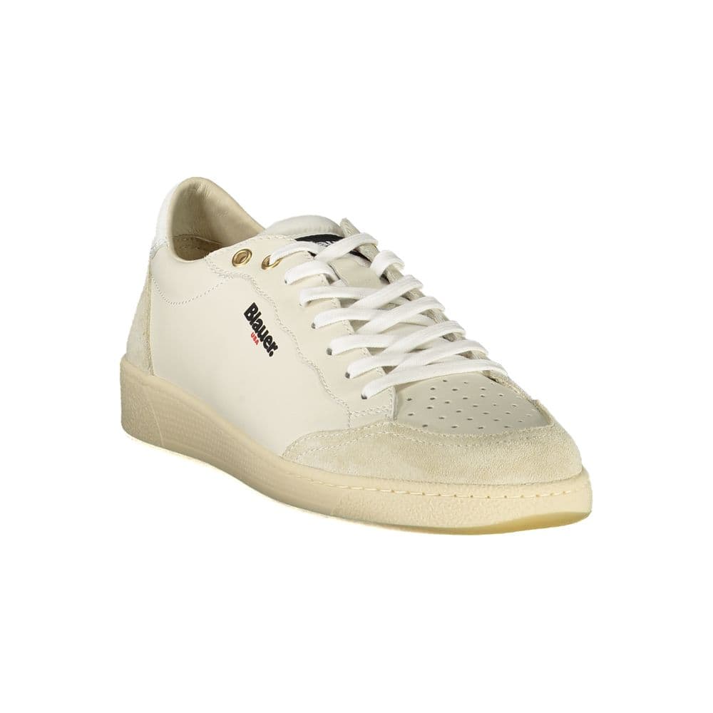 Blauer Bianco Poliuretano Uomo Sneaker - 2