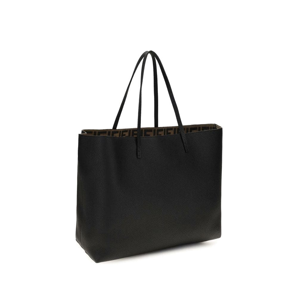 Fendi Black Calf Leather Bos Taurus Shoulder Bag - 3