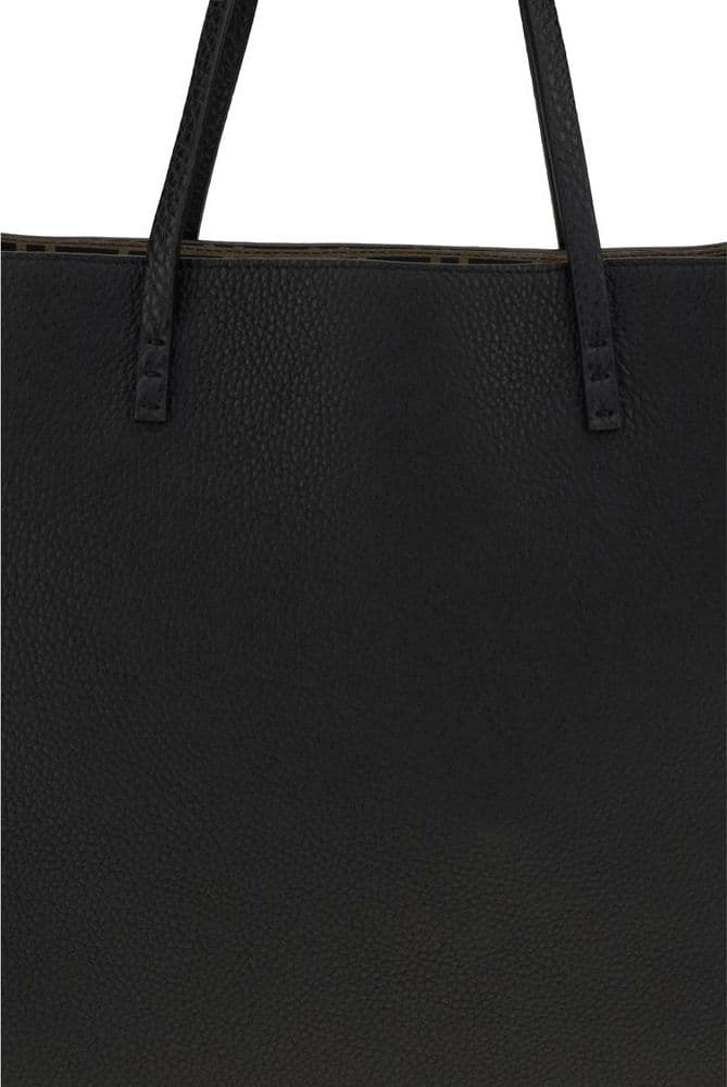 Fendi Black Calf Leather Bos Taurus Shoulder Bag - 4