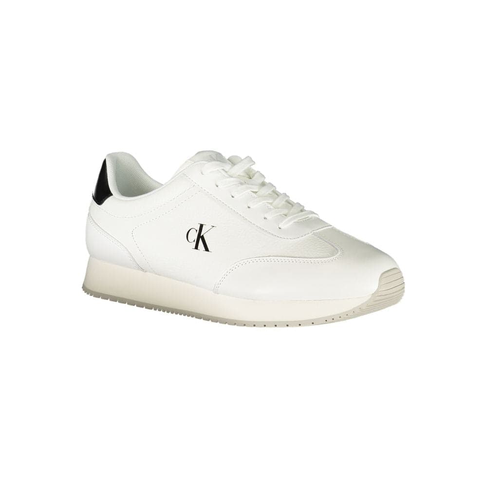 Calvin Klein Bianco Polyurethane Men Sneaker - 2