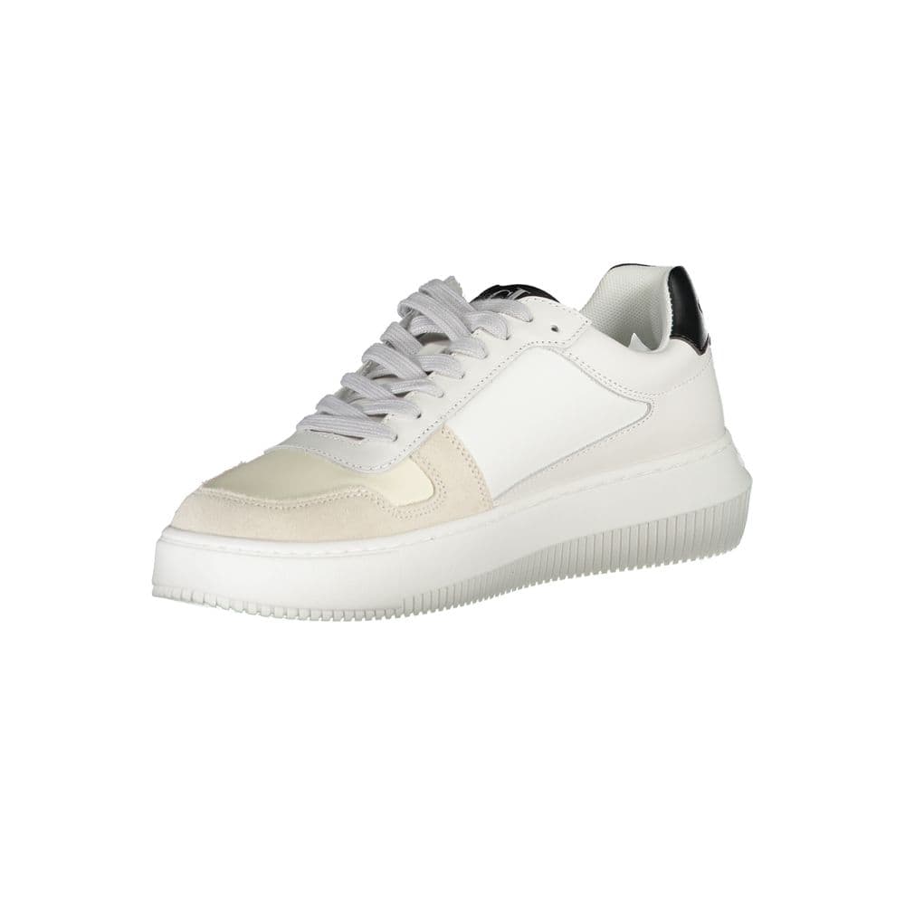 Calvin Klein Bianco Leather Women Sneaker - 2