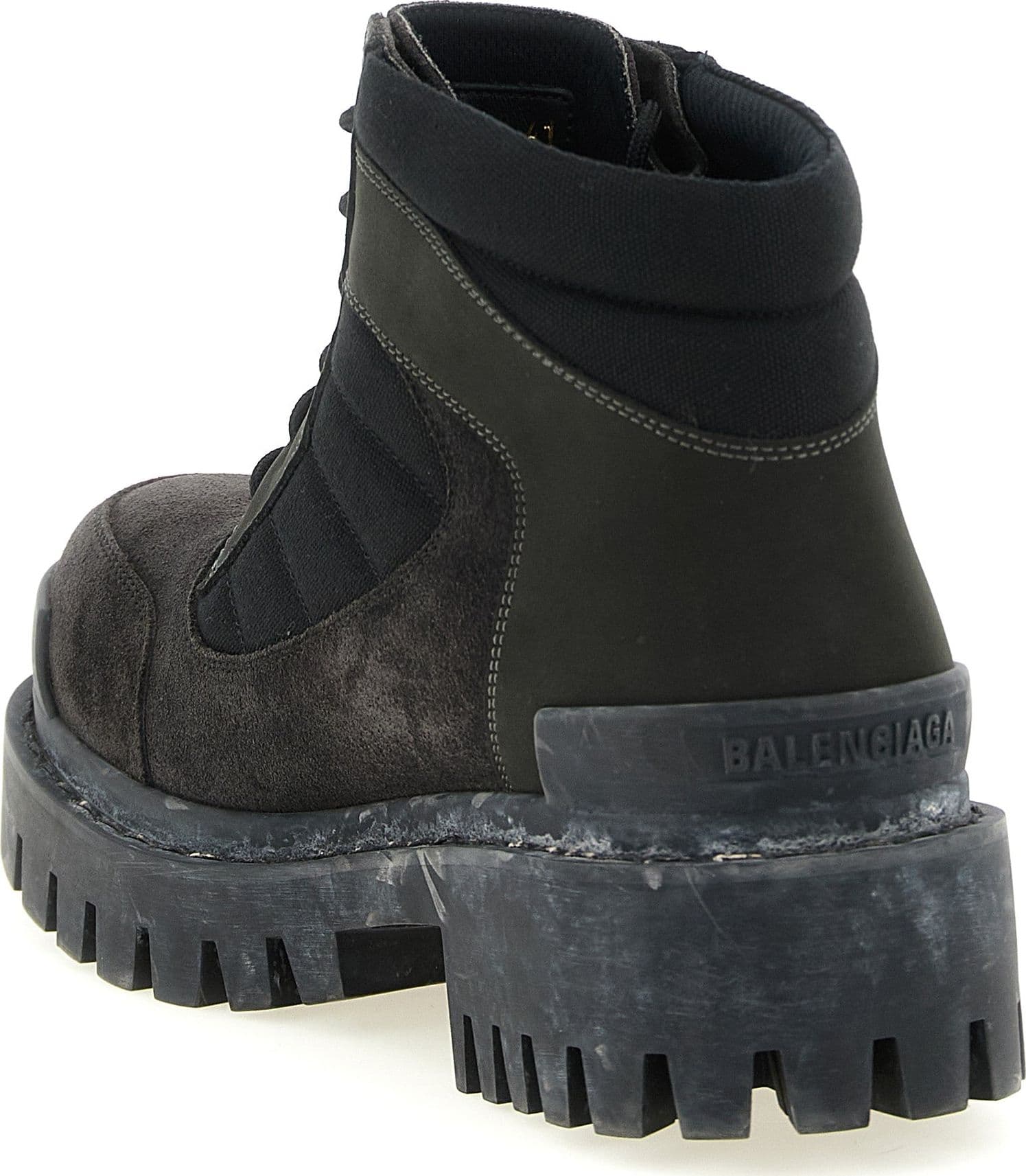 Balenciaga Brown Calfskin Ankle Boots - 3