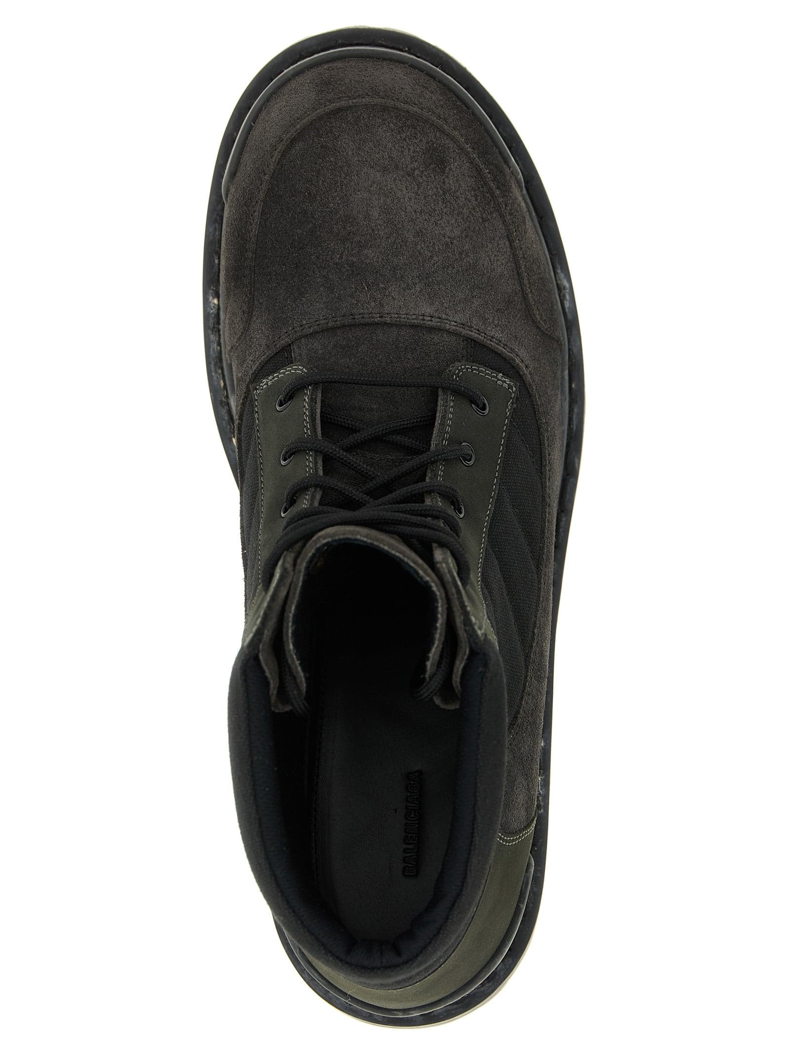 Balenciaga Brown Calfskin Ankle Boots - 4