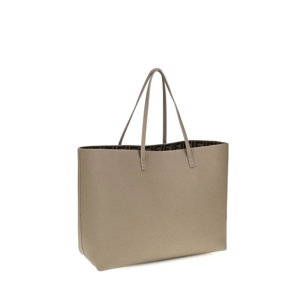 Fendi Beige Calf Leather Bos Taurus Shoulder Bag - 2