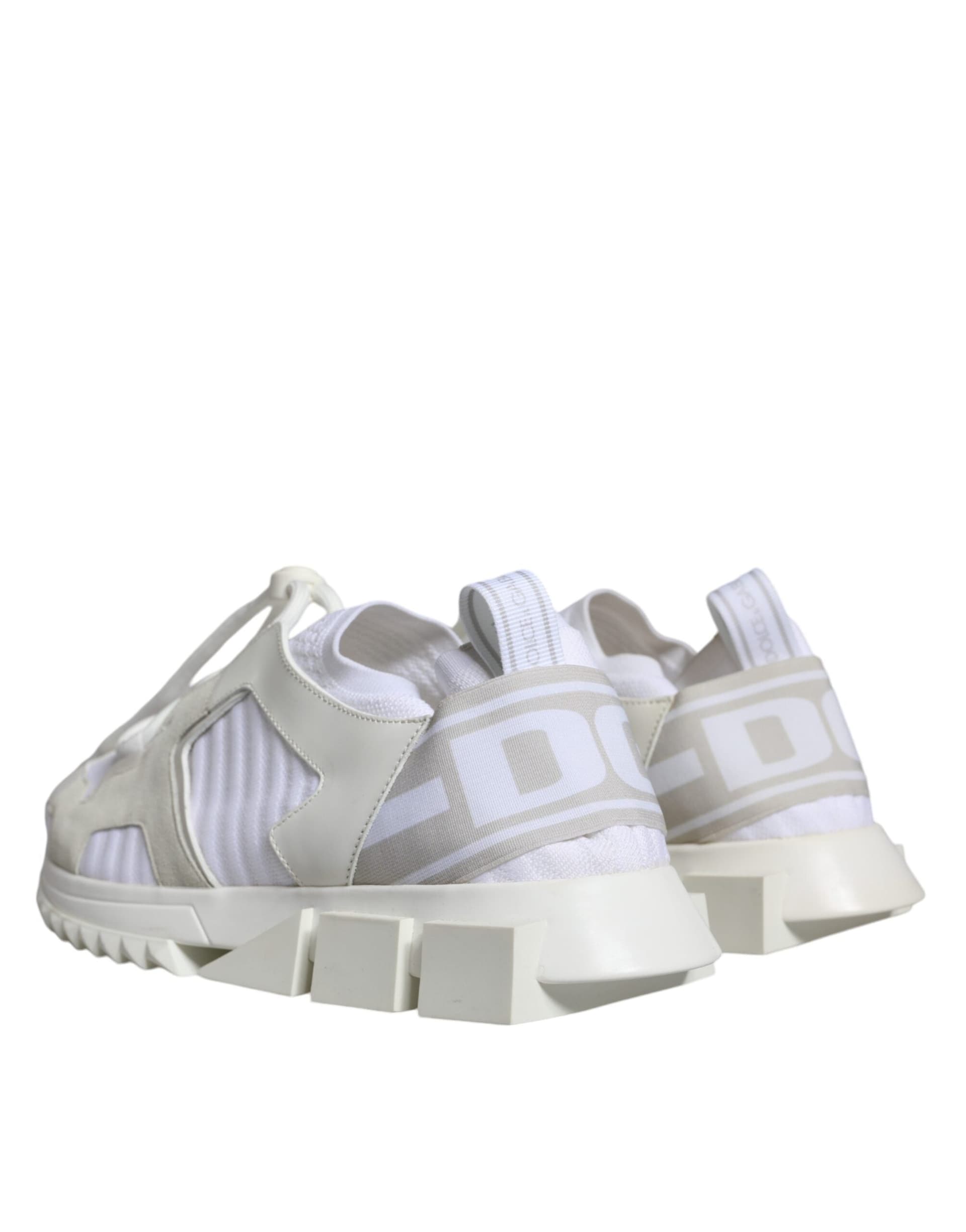 Dolce & Gabbana White Mesh Sorrento Trekking Sneakers Shoes - 3