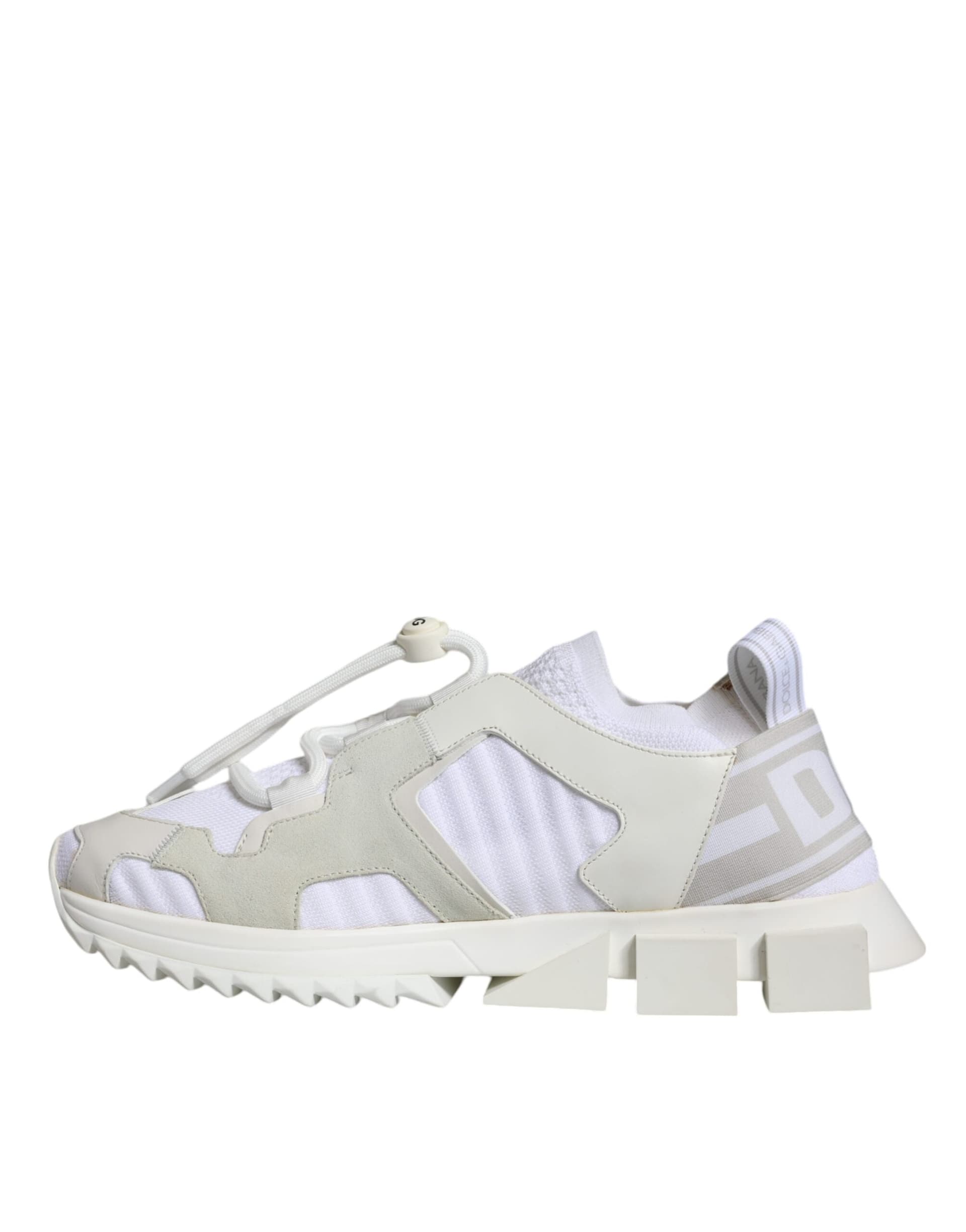 Dolce & Gabbana White Mesh Sorrento Trekking Sneakers Shoes - 4