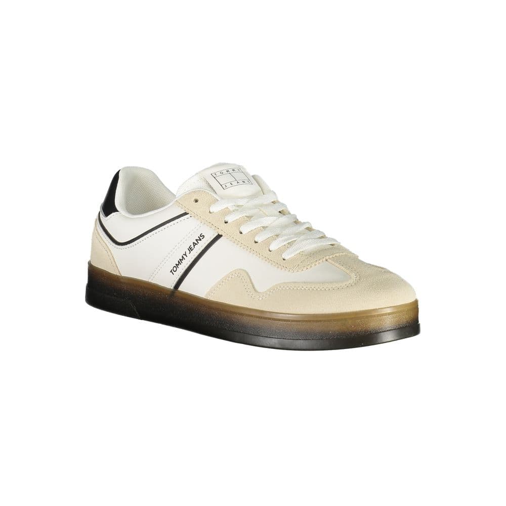 Tommy Hilfiger White Polyurethane Men's Sneaker - 2