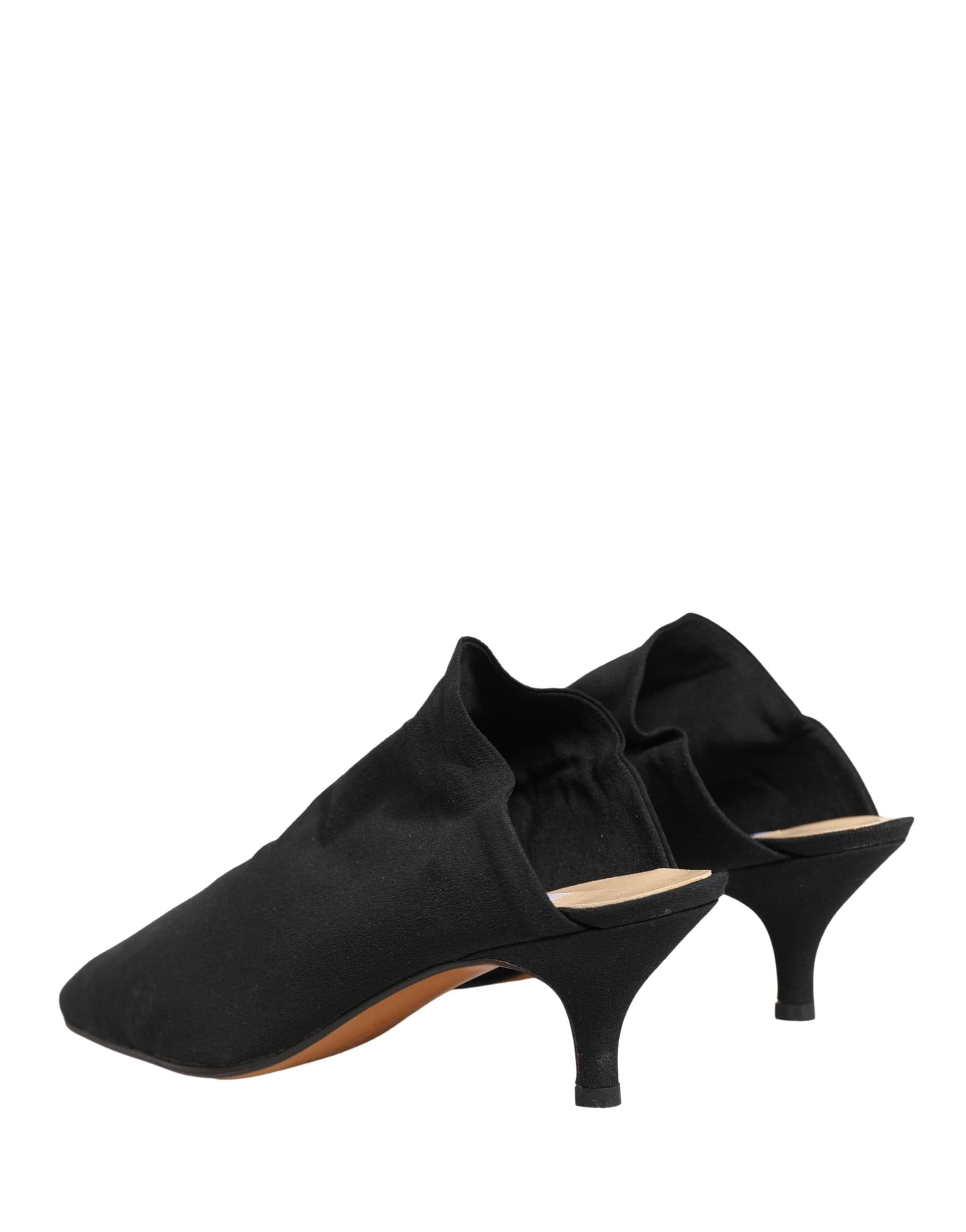 Dolce & Gabbana Black Suede Heel Mule Shoes - 4
