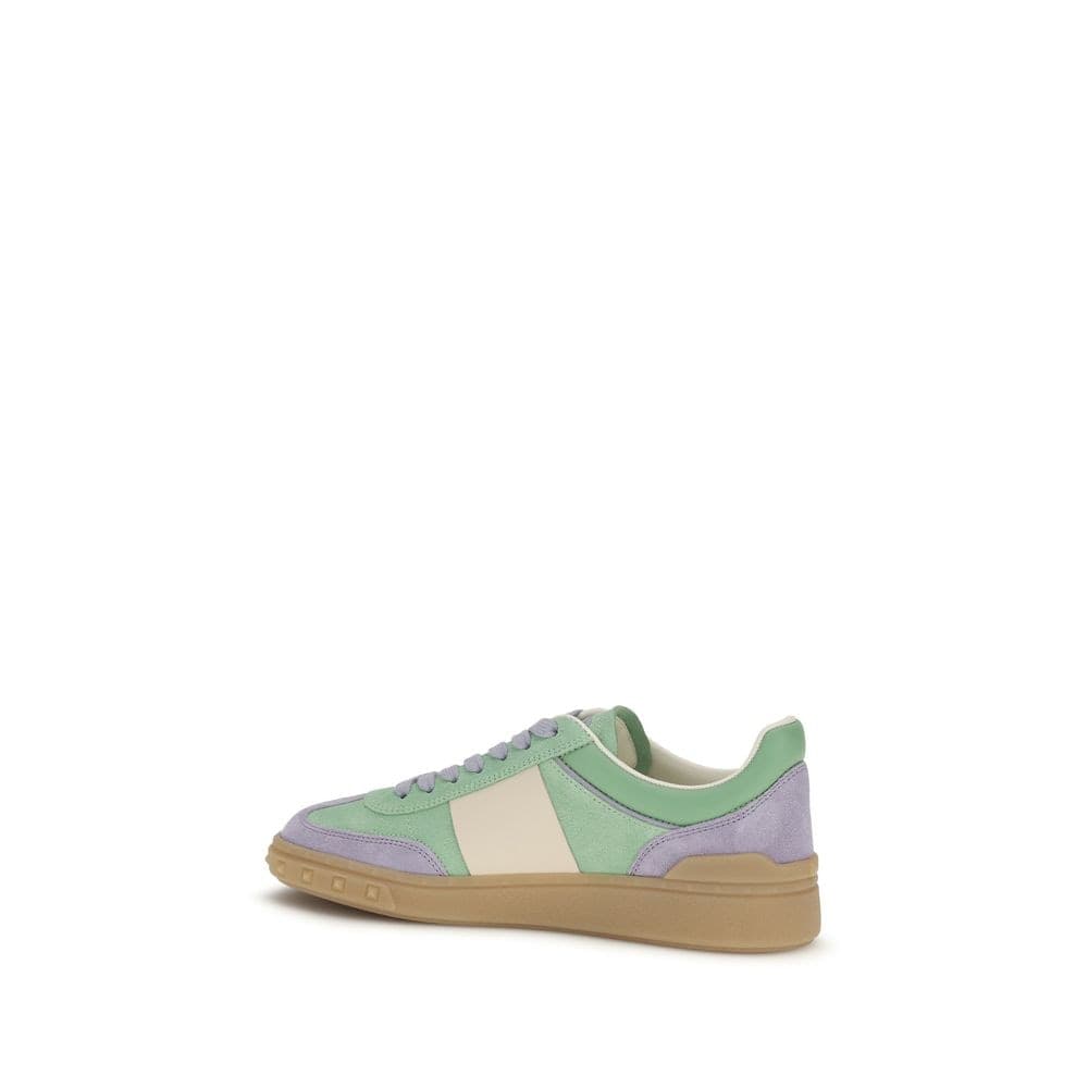Valentino Garavani Multicolor Calf Leather Bos Taurus Low Top Sneakers - 3