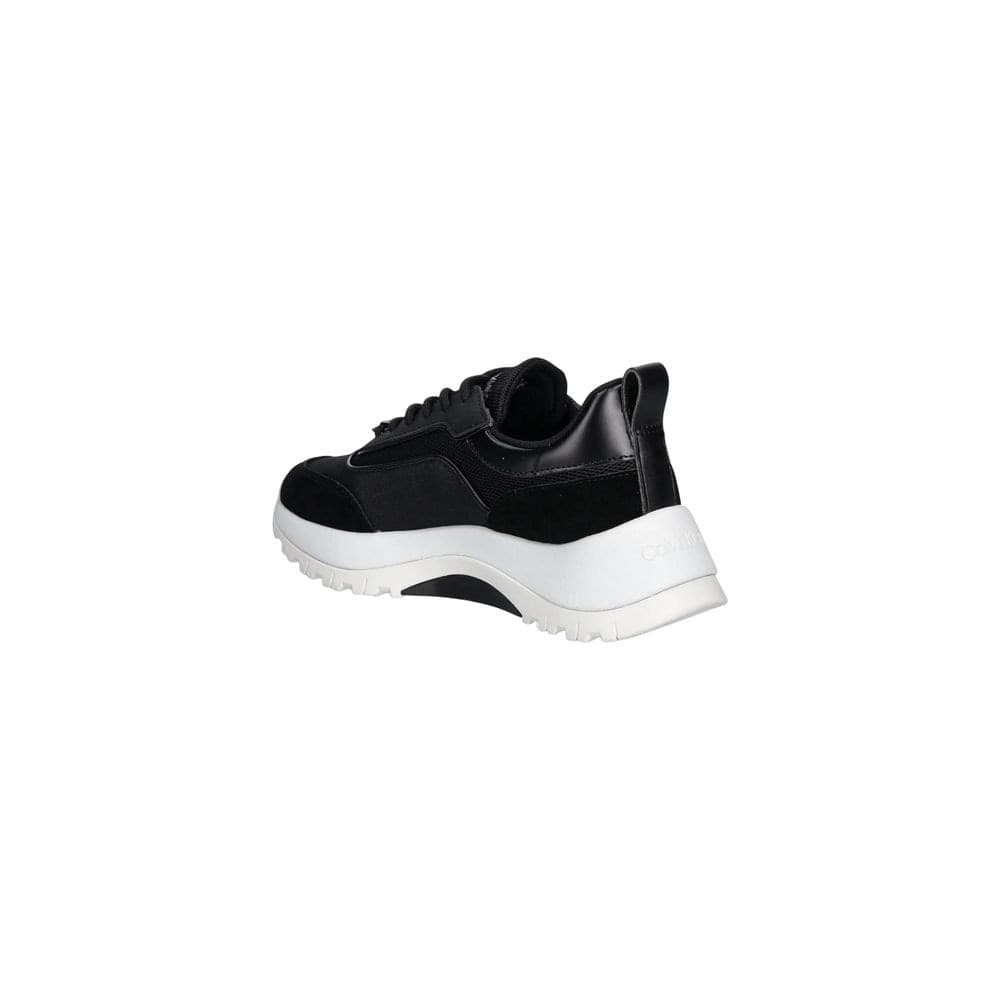 Calvin Klein Black Leather Athletic Sneakers - 3
