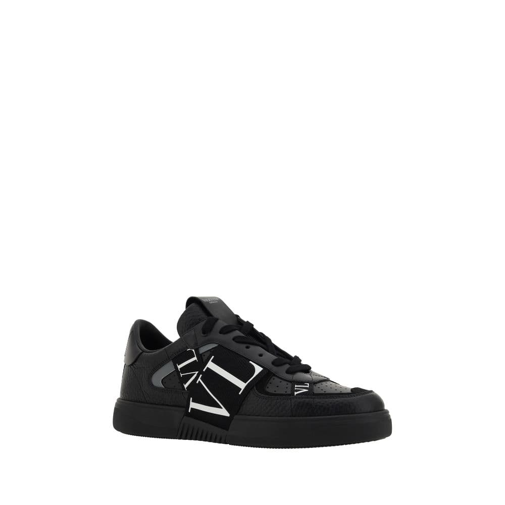 Valentino Garavani Black Leather VL7N Sneakers - 2