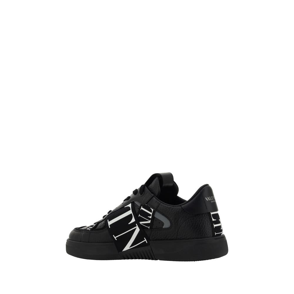 Valentino Garavani Black Leather VL7N Sneakers - 3