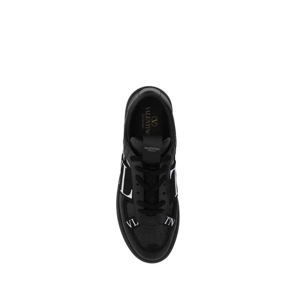Valentino Garavani Black Leather VL7N Sneakers - 4