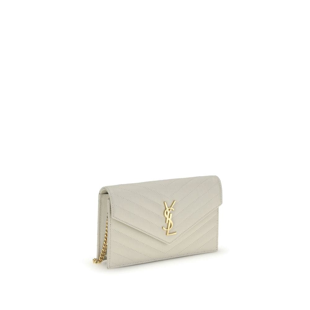 Saint Laurent Beige Calf Leather Bos Taurus Wallet - 2