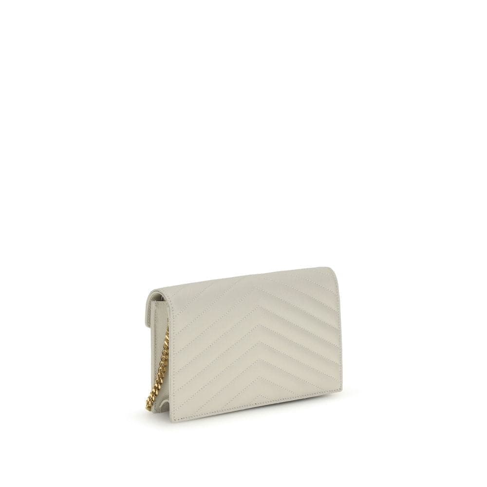 Saint Laurent Beige Calf Leather Bos Taurus Wallet - 3