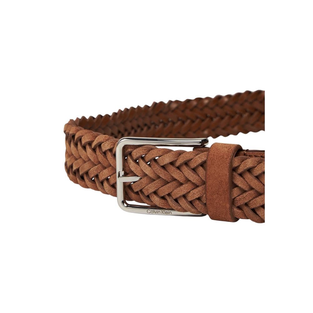 Calvin Klein Brown Leather Regular Belt - 3