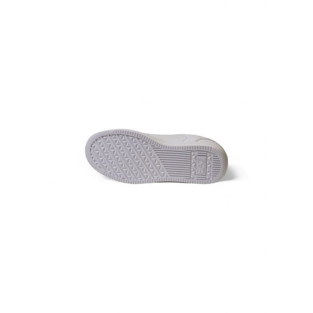 EA7 Emporio Armani White Polyester Athletic Sneakers - 4