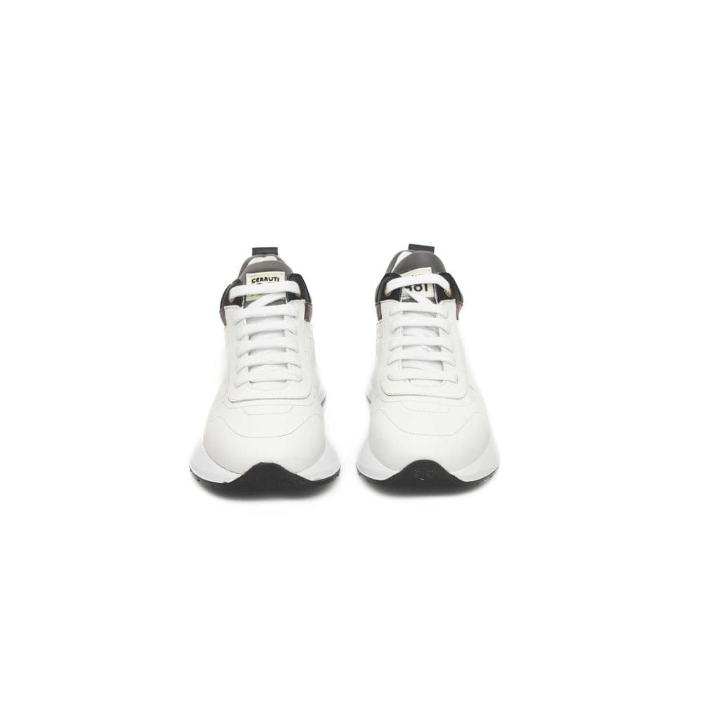 Cerruti 1881 White COW Leather Sneaker - 2
