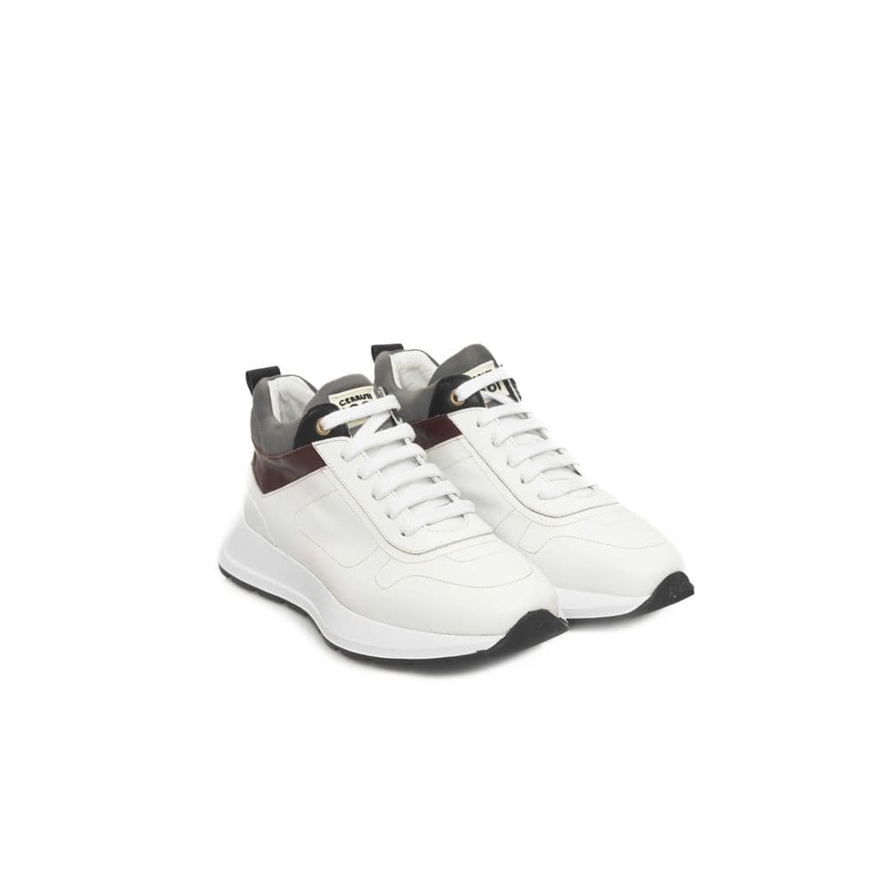 Cerruti 1881 White COW Leather Sneaker - 3