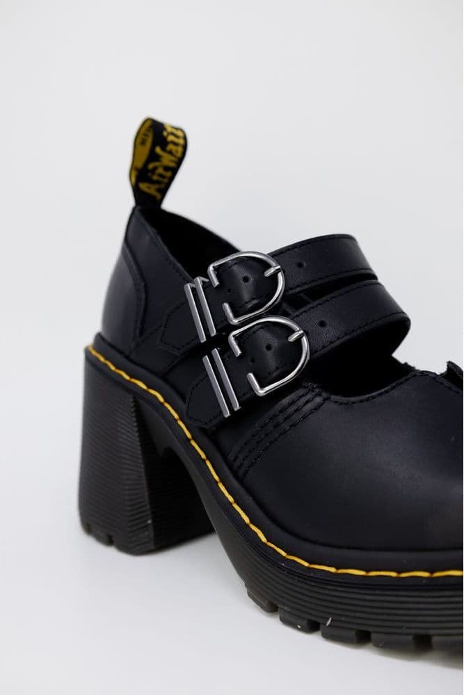 Dr. Martens Black Leather High Heel Pumps - 4