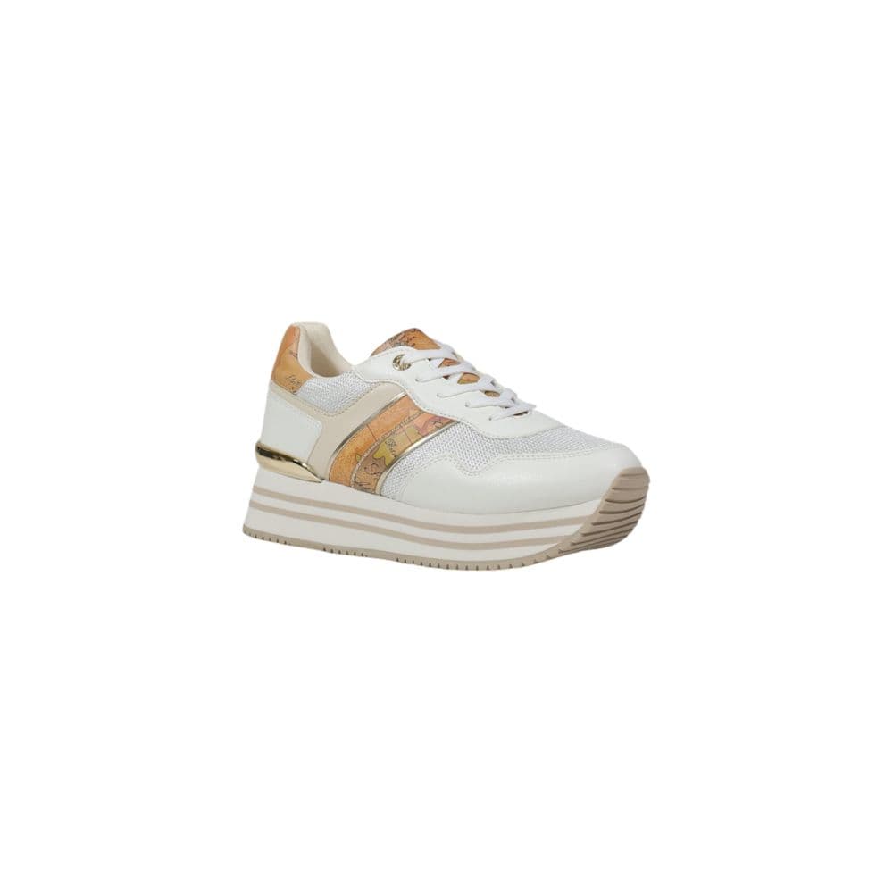 Alviero Martini Prima Classe White Polyethylene Platform Sneakers - 2