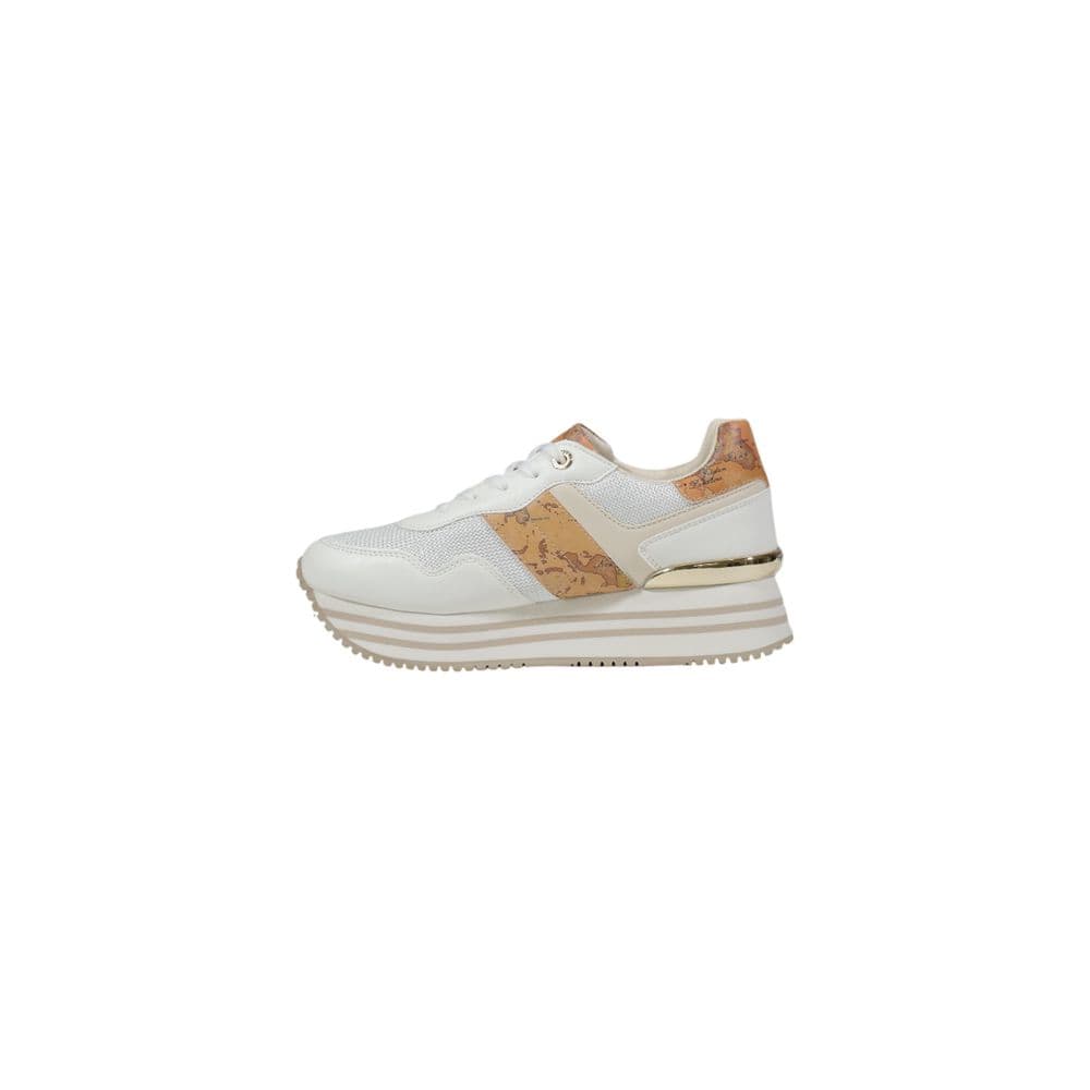 Alviero Martini Prima Classe White Polyethylene Platform Sneakers - 3