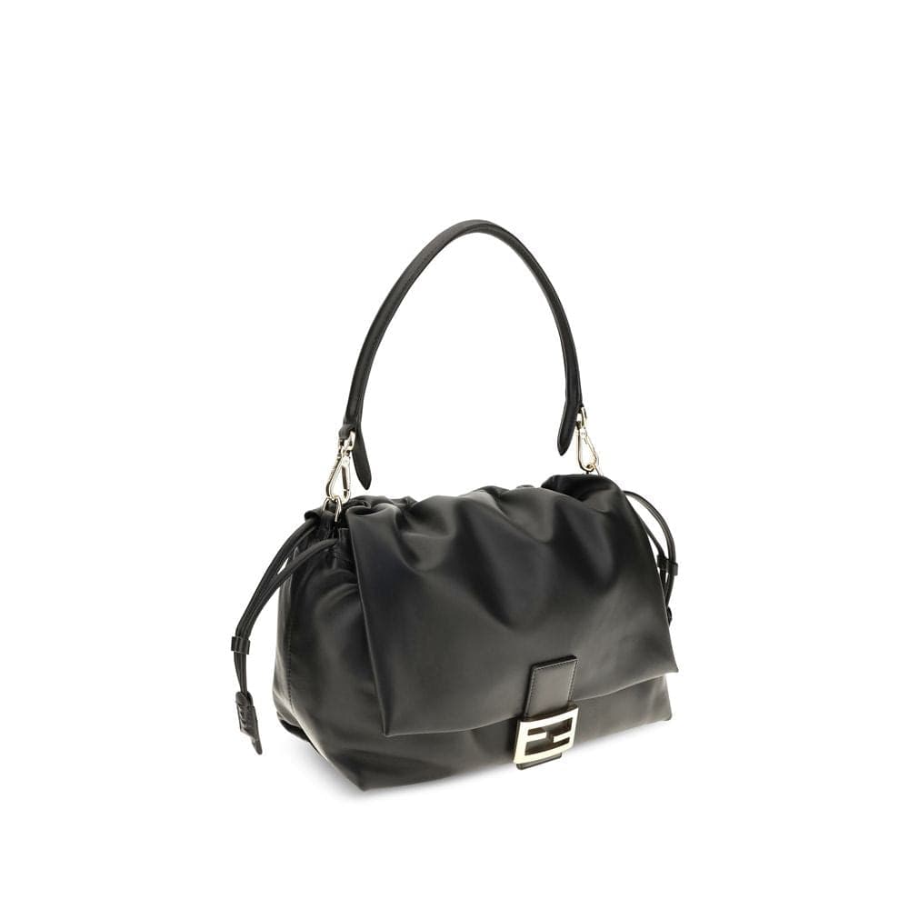 Fendi Black Calf Leather Bos Taurus Shoulder Bag - 2