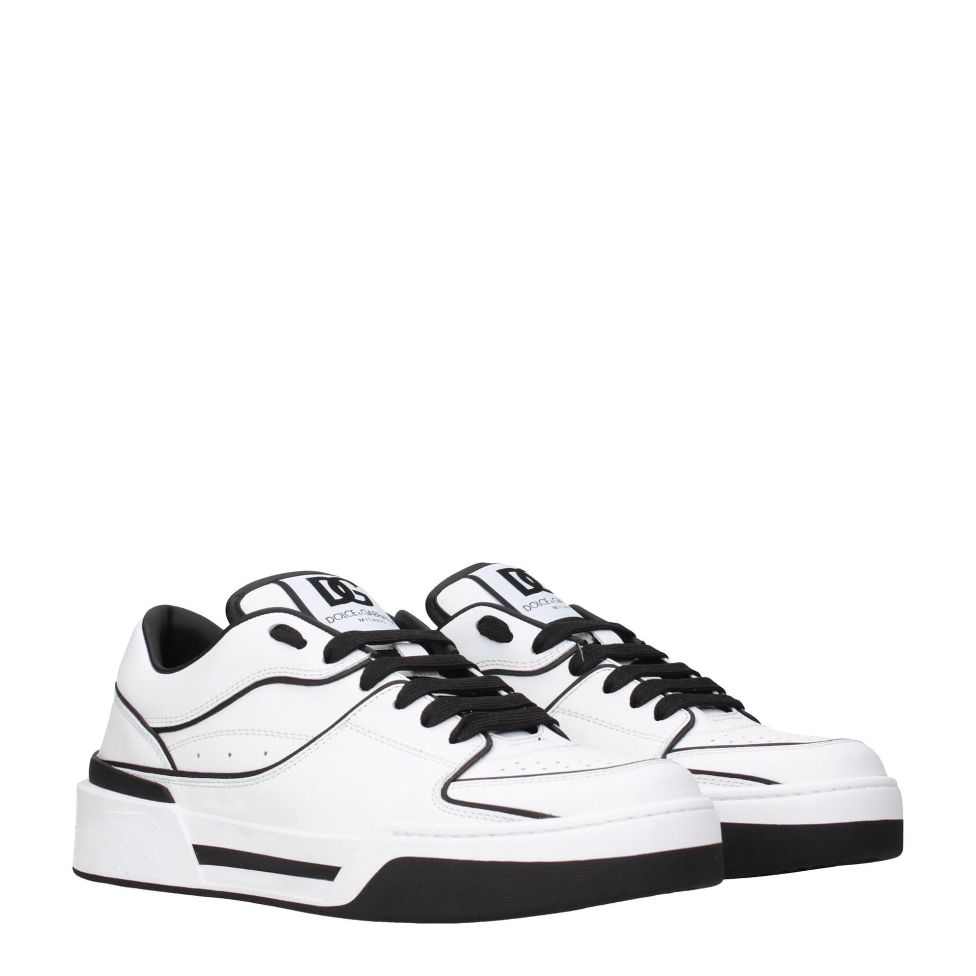 Dolce & Gabbana White Leather Sneakers - 2