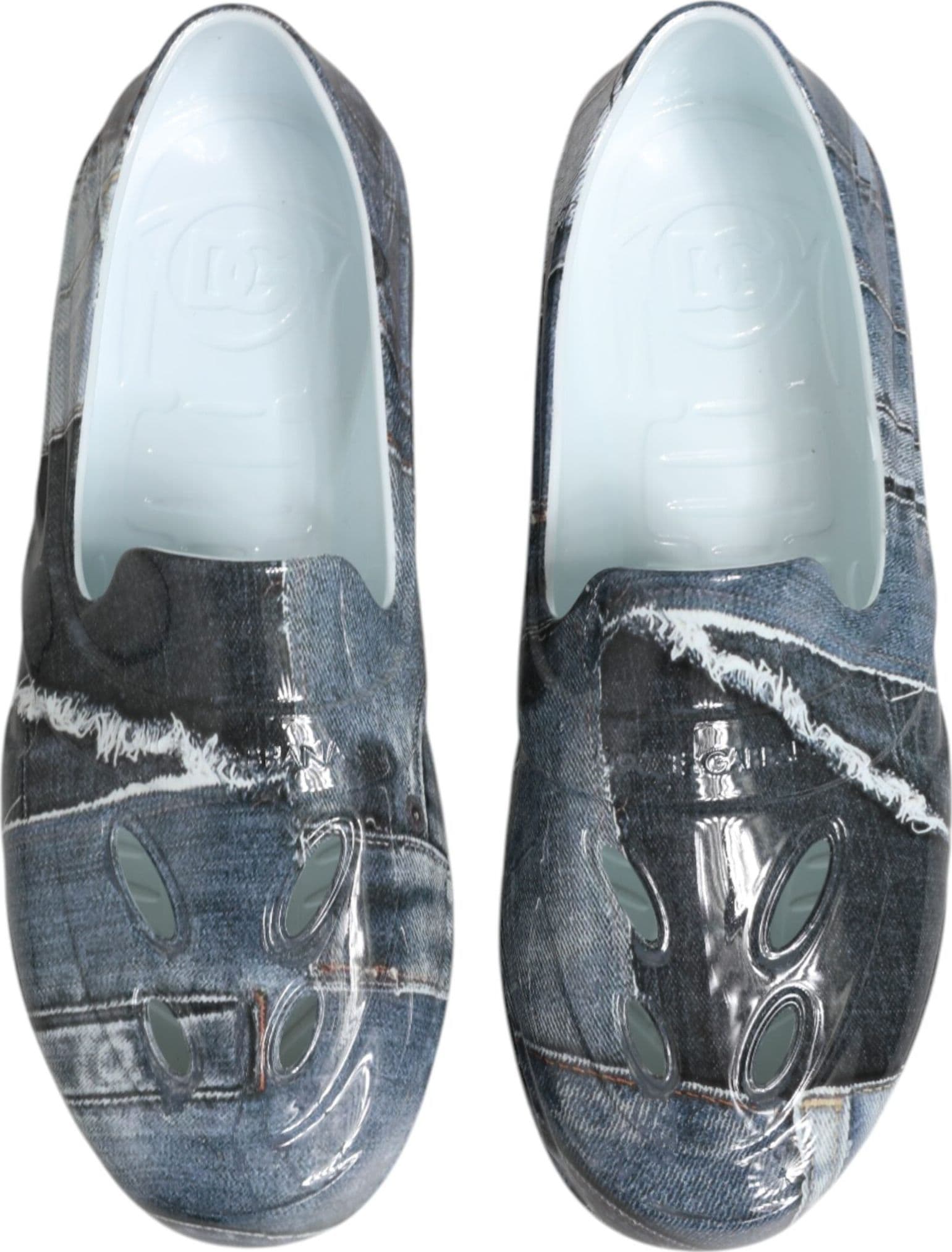 Dolce & Gabbana Multicolor Rubber Men Low Top Sneakers Shoes - 2