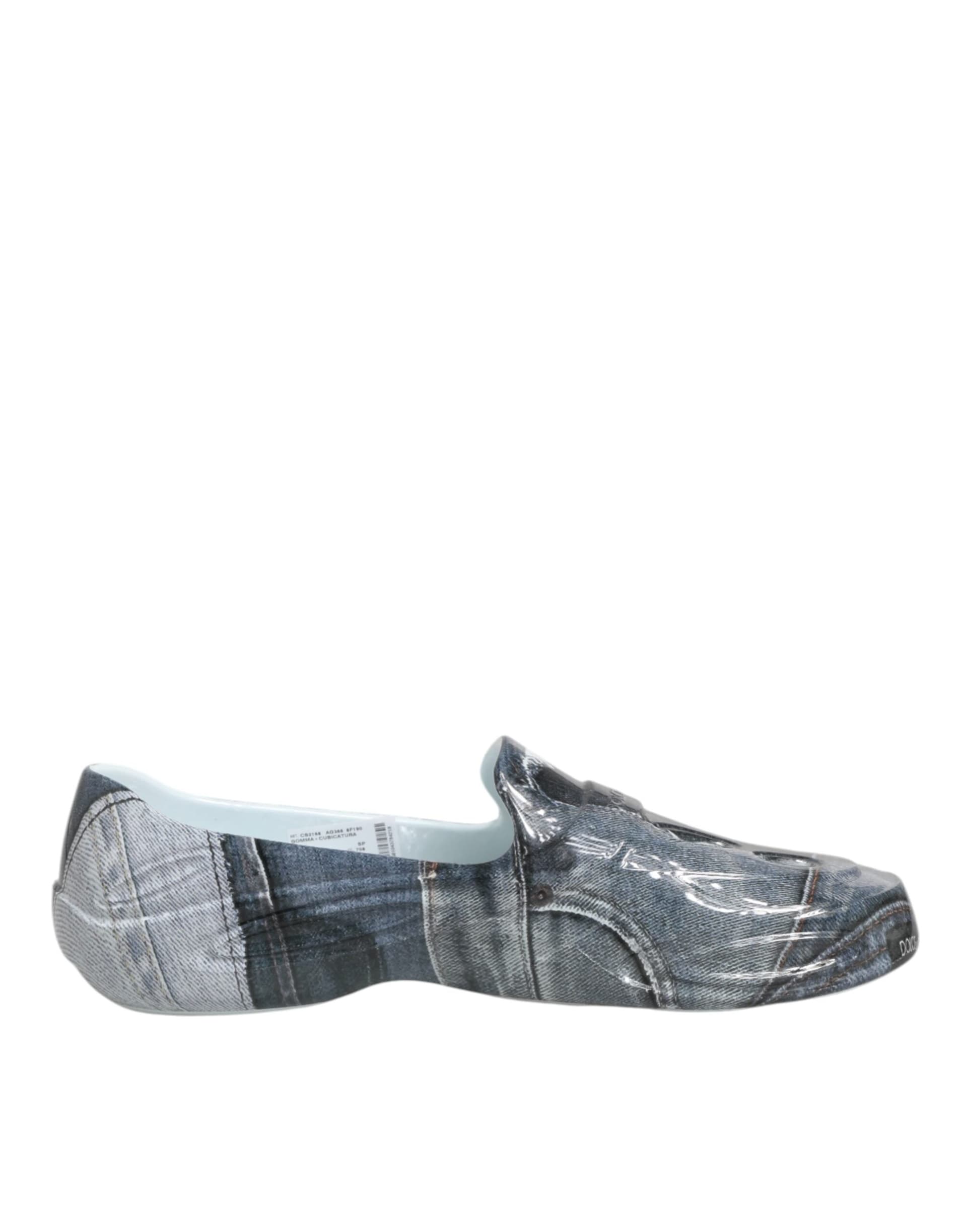 Dolce & Gabbana Multicolor Rubber Men Low Top Sneakers Shoes - 7