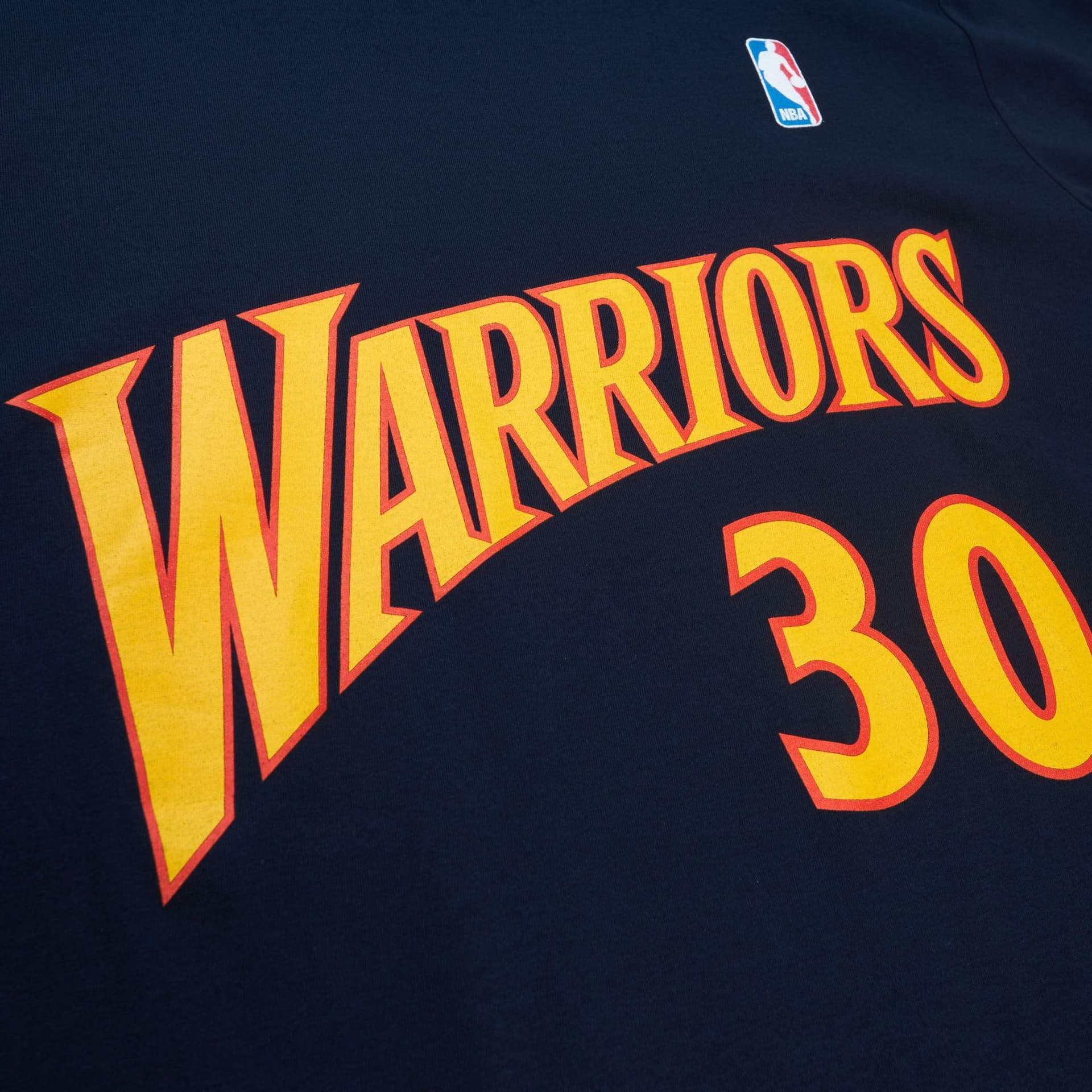 T-shirt Mitchell & Ness Golden State Warriors Curry 30 blue - 3