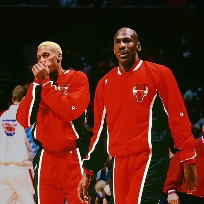 Giacca Mitchell & Ness NBA Authentic Warm Up JKT Bulls 1992 - 6