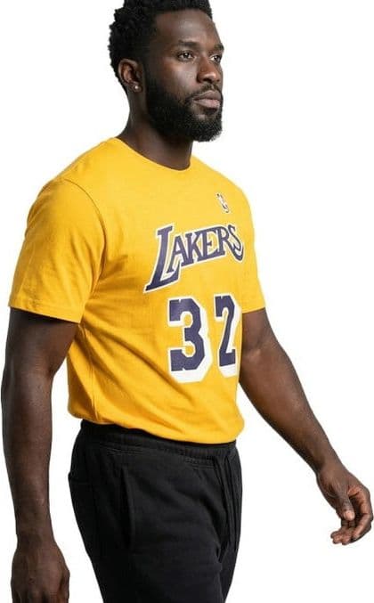 T-shirt Mitchell & Ness Magic J Yellow - 3
