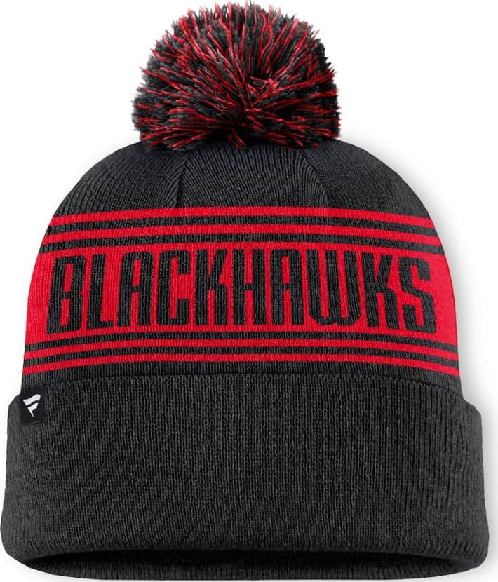 Beanie M&N NHL Pom CHI BLACKHAWKS blk - 2