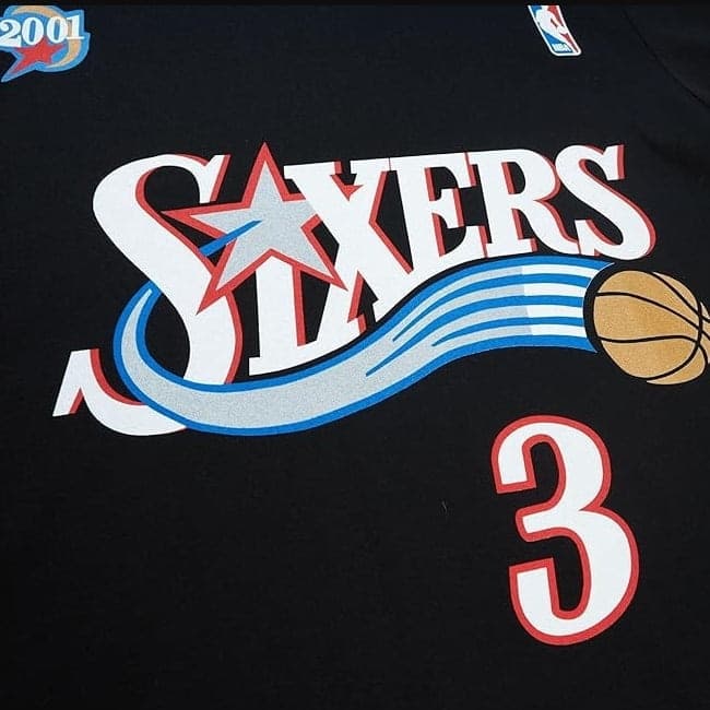 T-shirt Mitchell & Ness Iverson Black - 3