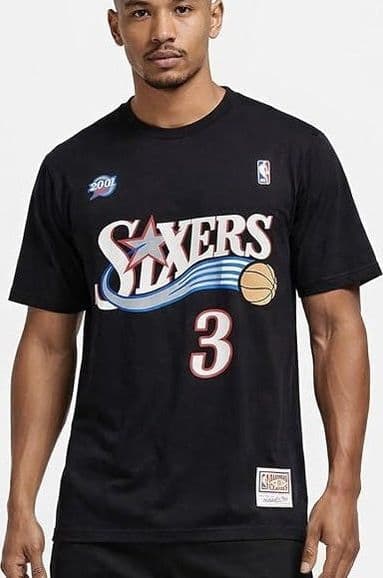 T-shirt Mitchell & Ness Iverson Black - 4