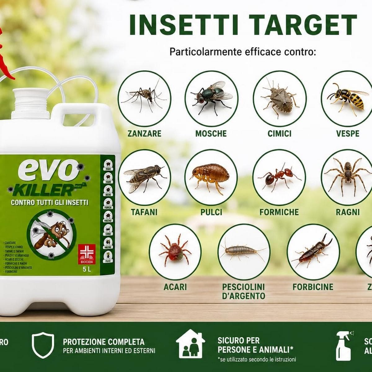 Evokiller insetticida pronto uso effetto abbattente - 4