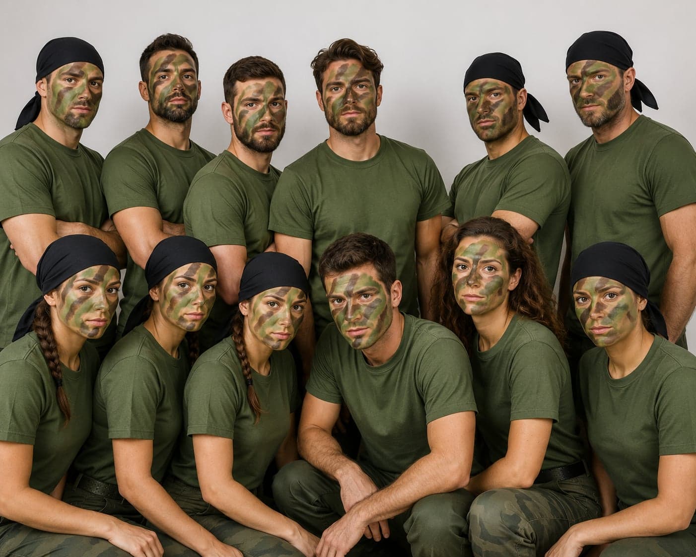 Travestimento militare per 10 persone - 3