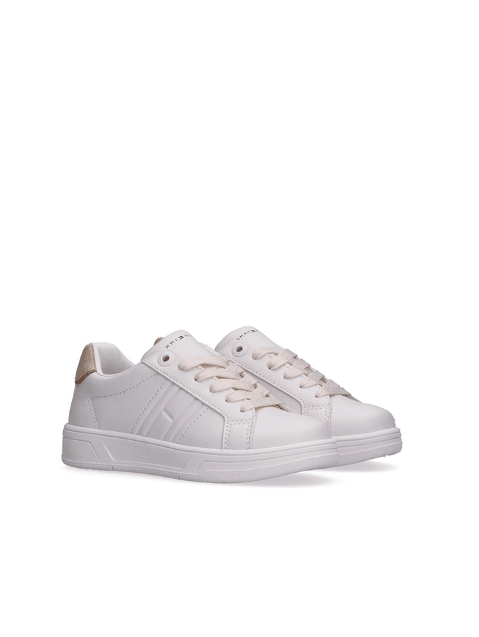 TOMMY HILFIGER KIDS scarpa bambino bianco-beige - 2