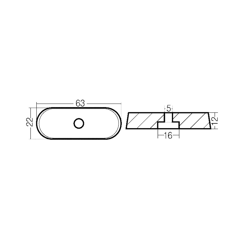 ANODO PIEDE YAMAHA 6/8HP 4T ZINCO - 6