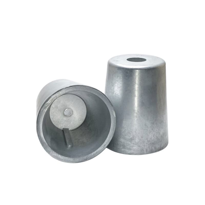 ANODO ZINCO OGIVA CONICA Ø22/25 - 12