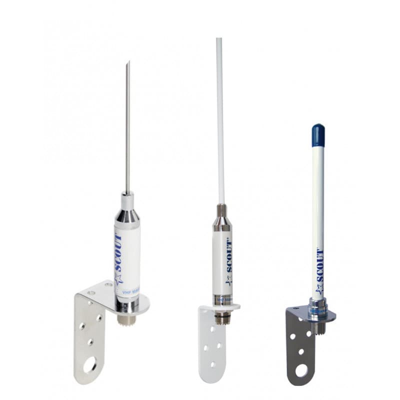 ANT. INOX VHF TESTA ALBERO CM.100 - 7