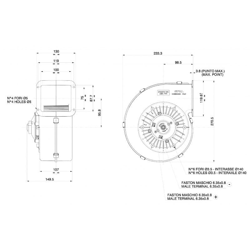 ASPIRATORE 12V. SINISTRO - 2