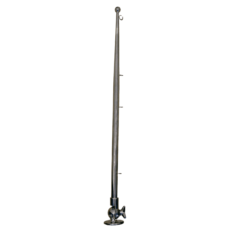 ASTA PORTA BANDIERA INOX - 3