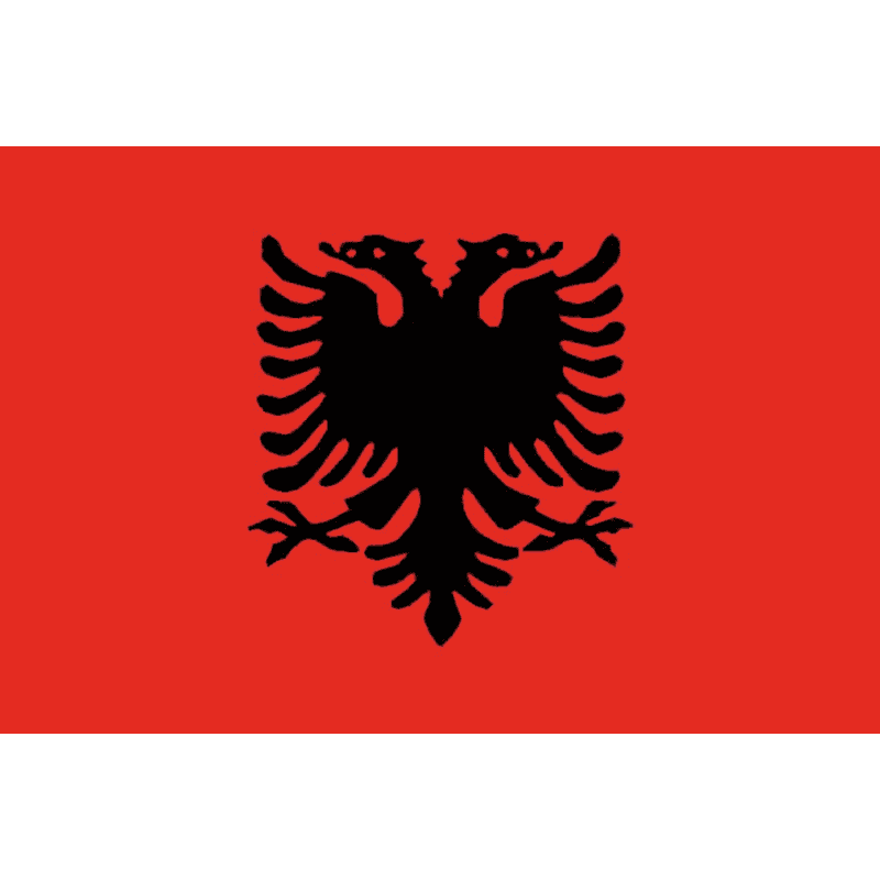 BANDIERA ALBANIA CM.20X30 - 4