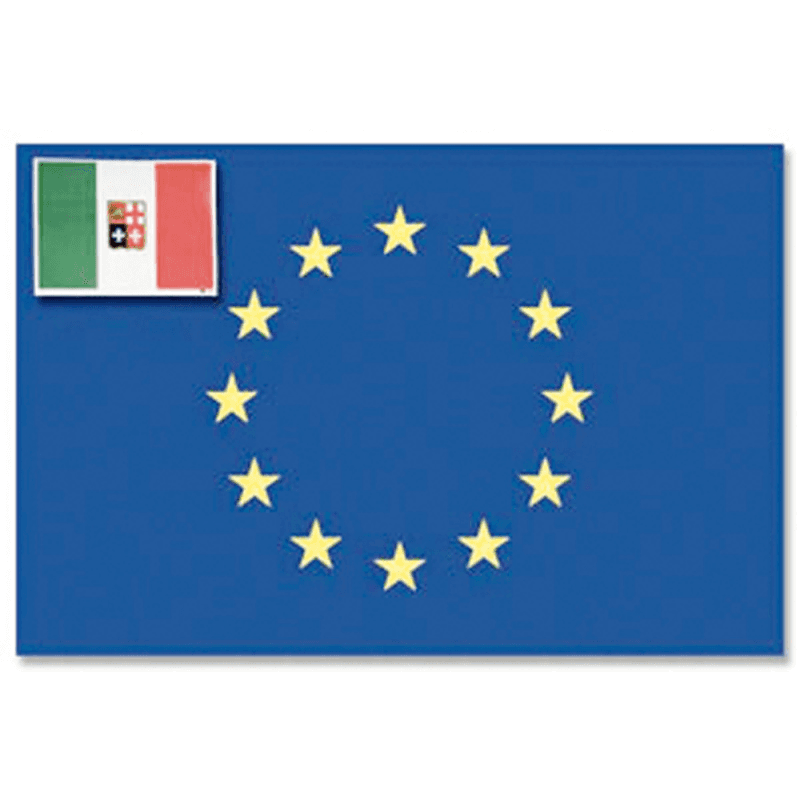 BANDIERA EUROPA+ITALIA CM.20X30 - 3