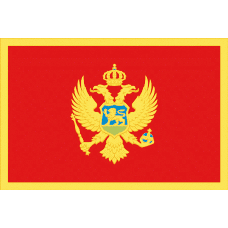 BANDIERA MONTENEGRO CM.20X30 - 3